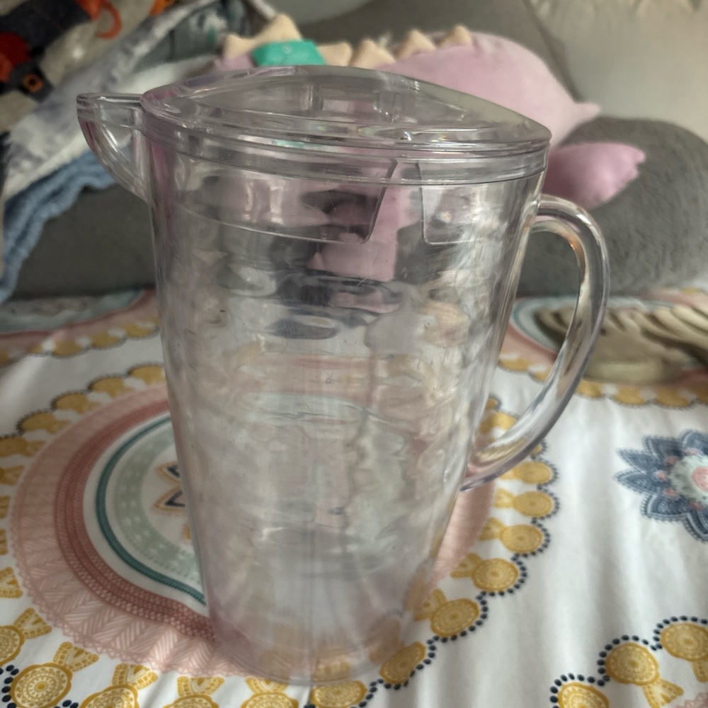 Mainstays Clear Double Wall Pitcher